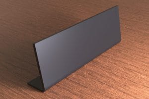 Name Plate made from Extruded Acrylic 