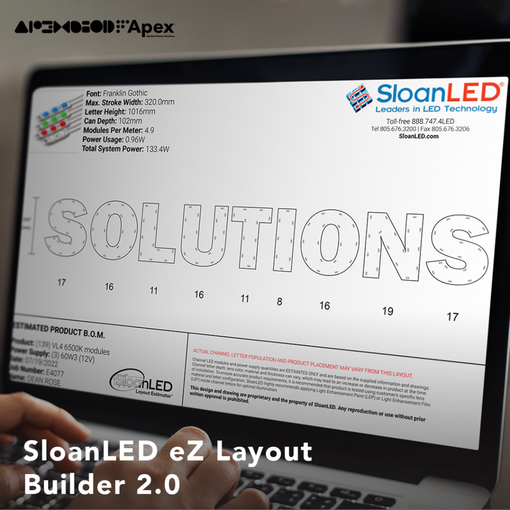 Create quick and easy sign layouts with eZ-Layout Builder